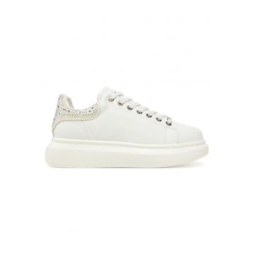 Pantofi sport dama  305063045 - Piele naturala - Alb