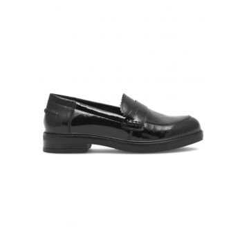 Tenisi dama -  590558839038136 - Piele naturala/Piele lacuita - Negru