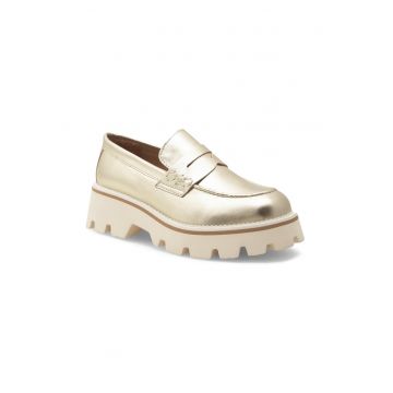 Mocasini dama -  513957 - Piele naturala - Auriu