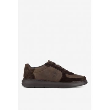Pantofi barbati  5905588928324 - Piele nabuc - Maro