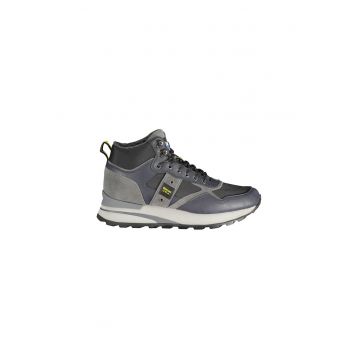 Pantofi sport barbati -  30% poliester - 30% piele - 40% poliuretan - Albastru - 44 INTL - F4MARS04LEC