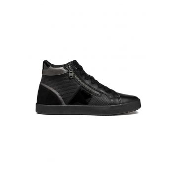 Pantofi sport cu insertii de piele intoarsa