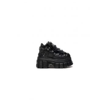 Pantofi sport dama  304874253 - Piele naturala - Negru