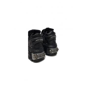 Pantofi sport dama  305268334 - Piele naturala - 40 EU - Negru
