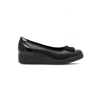 Tenisi dama -  590558849186637 - Piele naturala - Negru