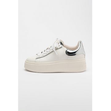 Pantofi psort flatform de piele Moby