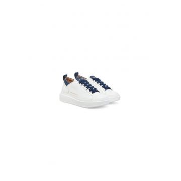Pantofi sport barbati  305200006 - Piele naturala - Alb