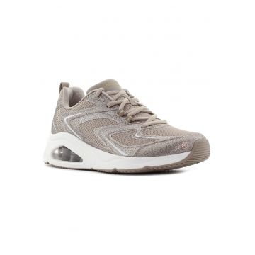 Pantofi sport bej  Tres - Air Uno - Glit-Airy pentru femei Mărime:
