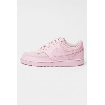 Pantofi sport cu insertii de dantela Court Vision