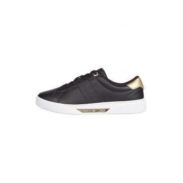 Pantofi sport de piele cu sireturi