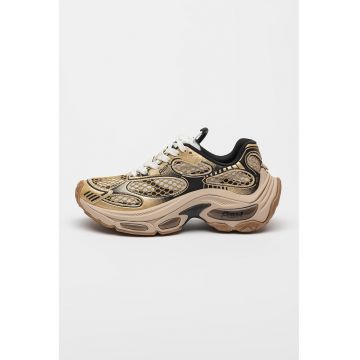 Pantofi sport de piele ecologica cu plasa Dragon