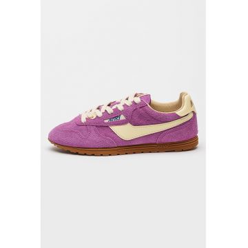 Pantofi sport de piele intoarsa cu insertii de piele Windspin