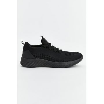 Pantofi sport din material textil cu model uni