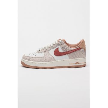 Pantofi sport din piele cu aspect de piele de sarpe Air Force 1 '07