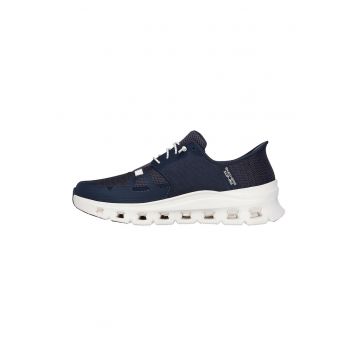 Pantofi sport slip-ins din material textil cu garnituri dinn material sintetic Glide Step Pro