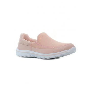 Pantofi sport slip-on roz pentru femei  - Momentoo W Mărime: