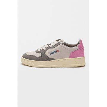 Pantofi sport wedge cu strat exterior de piele intoarsa Medalist