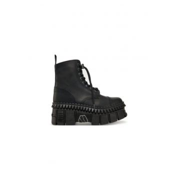 Ghete barbati  piele naturala - negru - 39