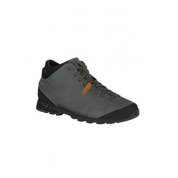Ghete sport barbati  Bellamont Iii Mid Gtx - verde-gri - piele naturala - inchidere cu sireturi