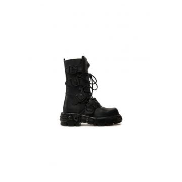 Ghete sport barbati  piele naturala - negru - 36