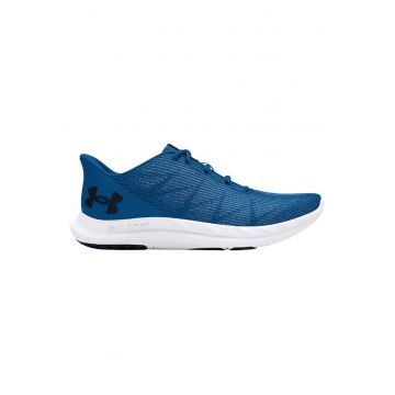 Pantofi cu material textil si insertii sintetice pentru alergare Charged Speed Swift - Albastru