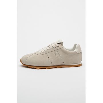 Pantofi sport de piele intoarsa cu sireturi