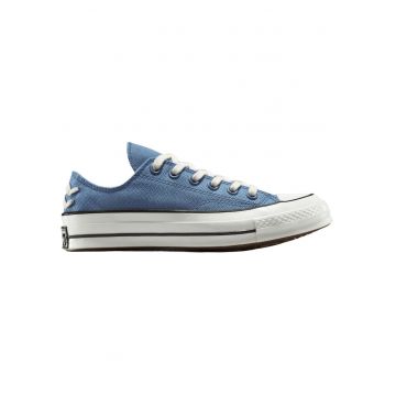 Tenisi  Chuck 70 cu sireturi artizanale - Albastru