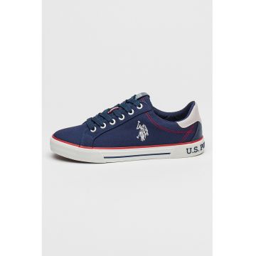 Tenisi low-cut cu logo brodat Rachel