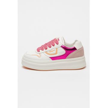 Pantofi sport cu insertii de piele intoarsa Mery