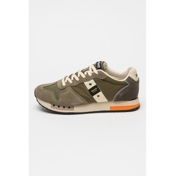 Pantofi sport cu insertii de piele intoarsa Queen
