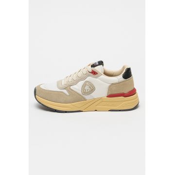 Pantofi sport cu insertii de piele intoarsa Ray