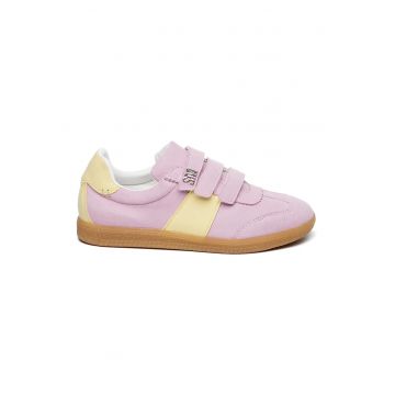 Pantofi sport cu model uni si velcro Eileen