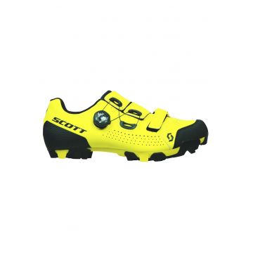 Pantofi sport  MTB Team BOA - sinteti/textil - galben -