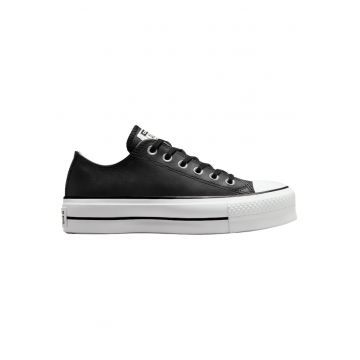 Tenisi din piele cu platforma All Star -