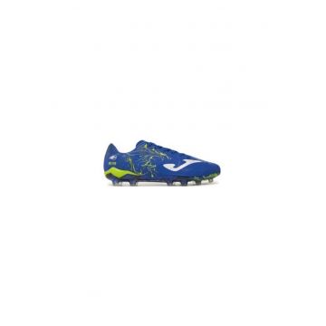 Ghete de fotbal barbati  303989613 - Piele ecologica - Albastru