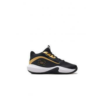 Pantofi baschet barbati -  01656 - Piele naturala - Negru