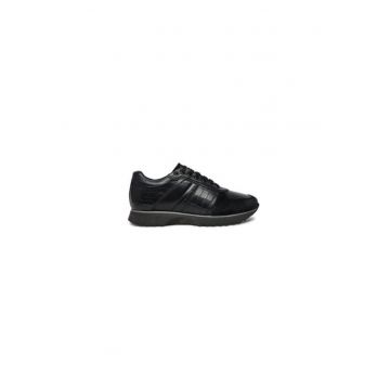 Pantofi sport barbati  304344282 - Piele naturala - Negru