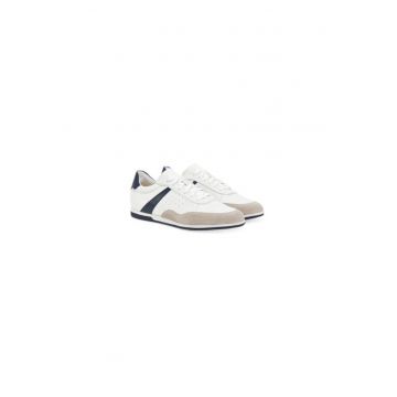 Pantofi sport barbati  304628627 - Piele naturala - Alb
