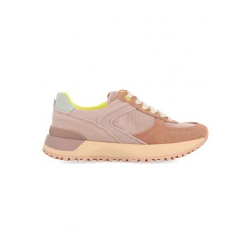 Pantofi sport cu insertii de piele intoarsa