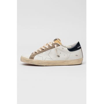 Pantofi sport de piele cu model perforat