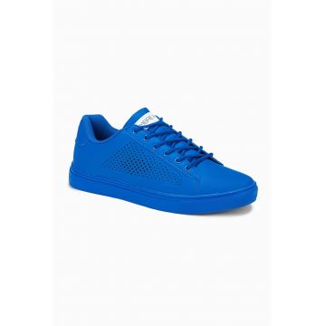Pantofi sport de piele ecologica cu detalii perforate