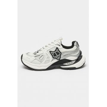 Pantofi sport de plasa cu detalii logo Smash