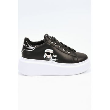 Pantofi sport din piele cu talpa wedge