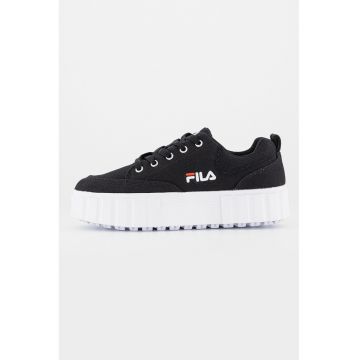 Pantofi sport flatform cu logo Sandblast
