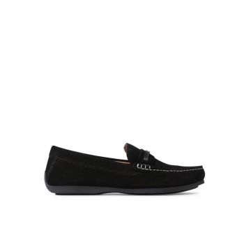 Mocasini barbati  302185856 - Piele intoarsa - Negru