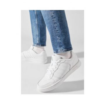 Pantofi sport barbati  303588625 - Piele naturala - Alb - Alb