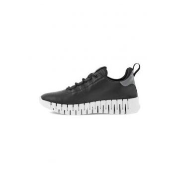 Pantofi sport dama  302614868 - Piele naturala - Negru - Negru