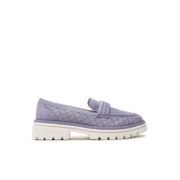 Pantofi sport dama  303663506 - Piele intoarsa - Violet