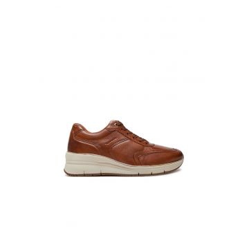Pantofi sport dama -  304121 - Piele naturala - Maro -