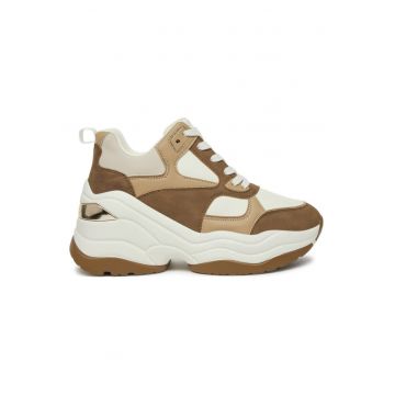 Pantofi sport dama  304429248 - Piele ecologica - Maro